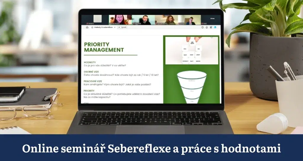 Online seminar Sebereflexe web CZ | Proběhl online seminář: Sebereflexe a práce s hodnotami