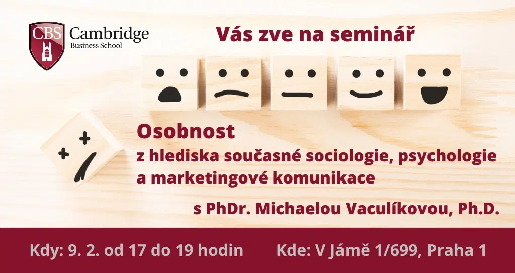 Seminar osobnost | Novinky